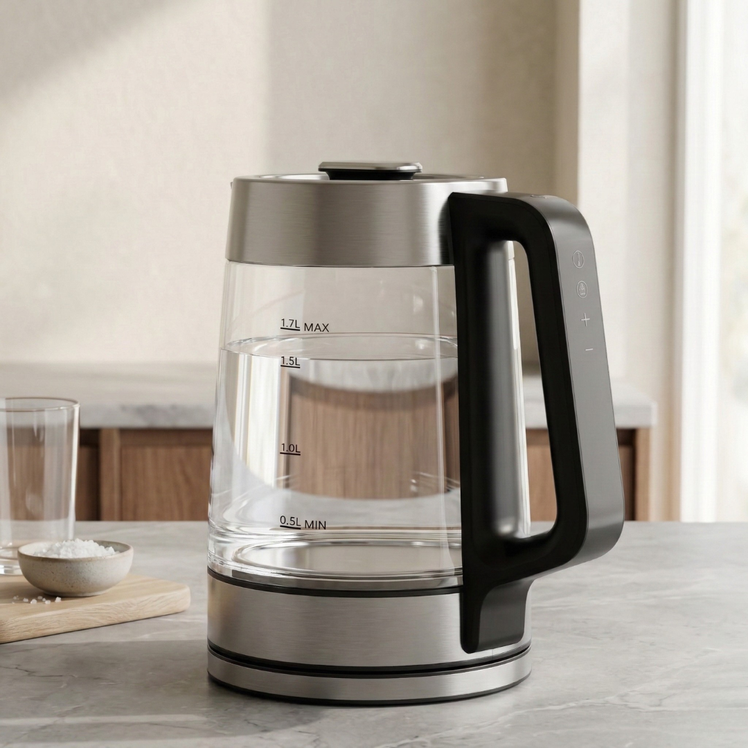 Smart Glass Electric Kettle with Display
