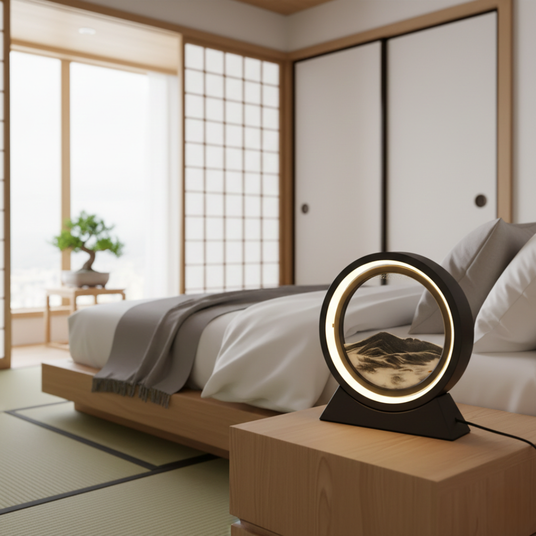 Moving Sand Art Table Lamp