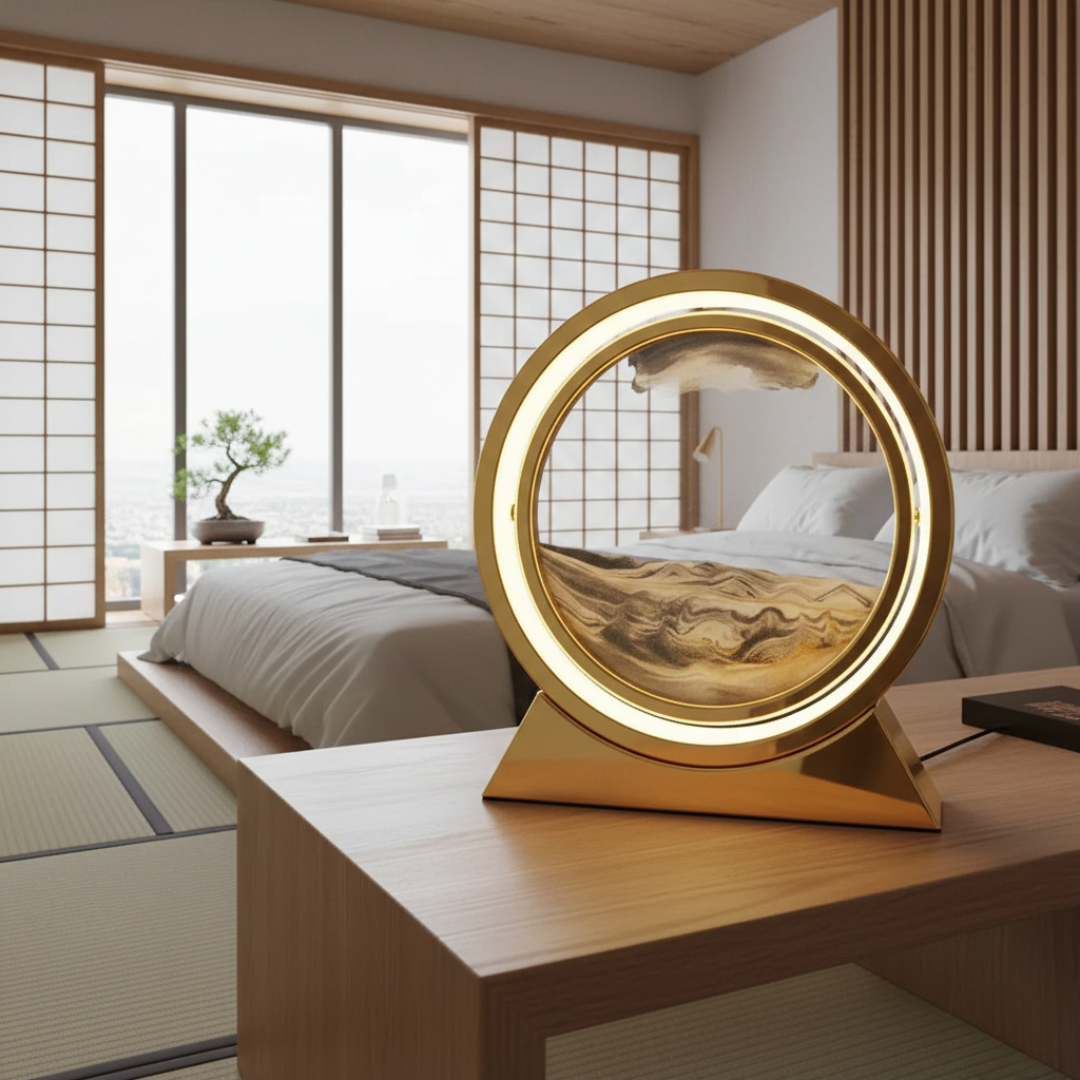 Moving Sand Art Table Lamp