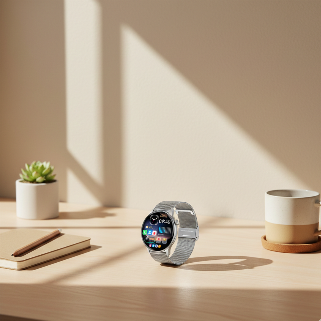 Women’s AMOLED Smartwatch – Stylish Waterproof Smart Watch with Bluetooth Calling