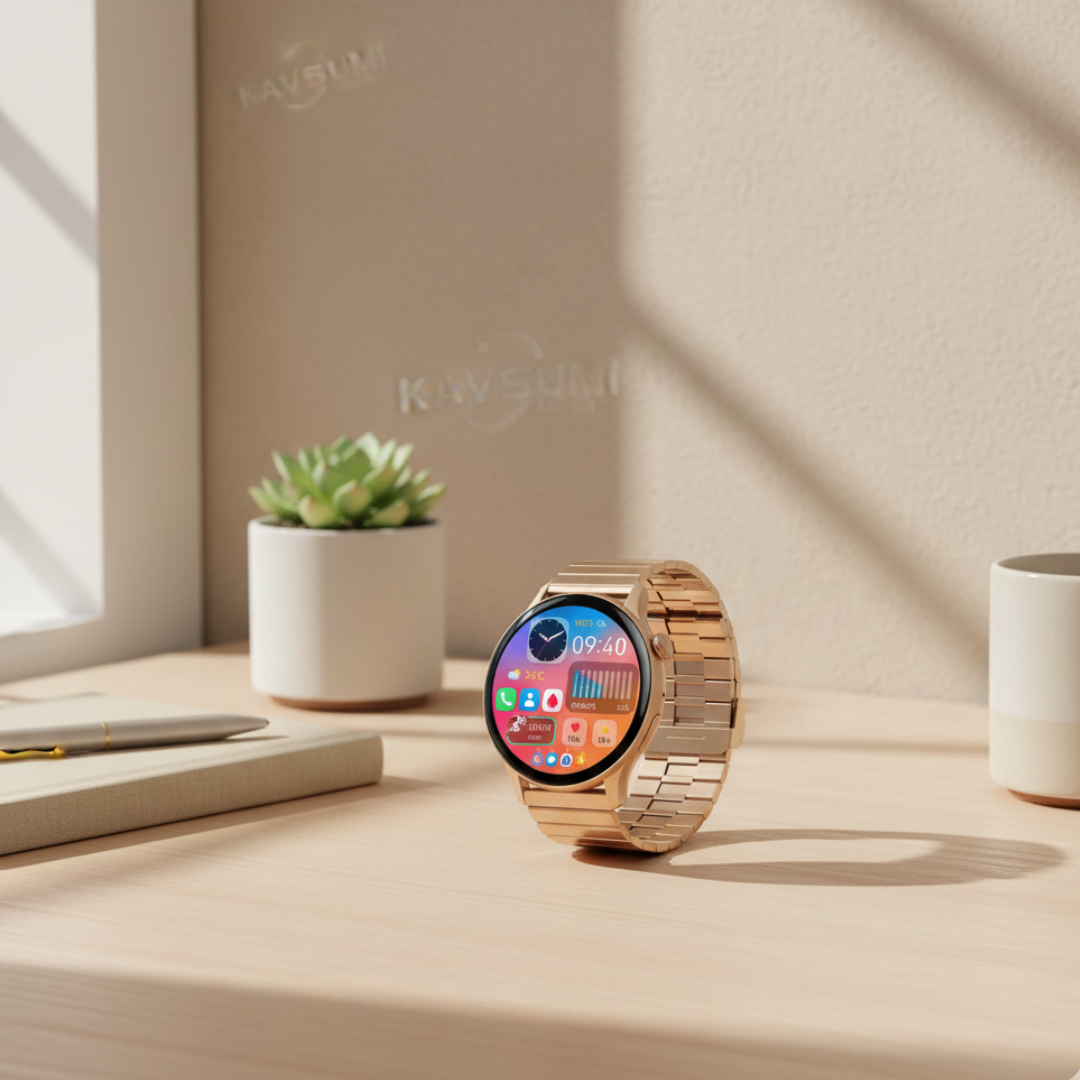 Women’s AMOLED Smartwatch – Stylish Waterproof Smart Watch with Bluetooth Calling