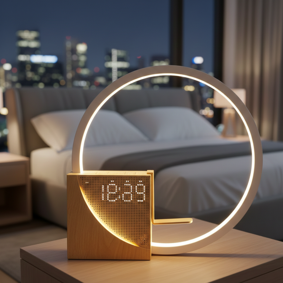 Touch Bedside Lamp with White Noise