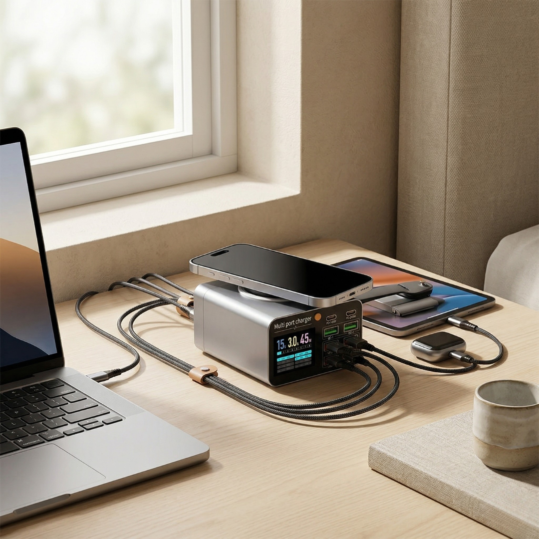 Multi-Port USB Charging Station