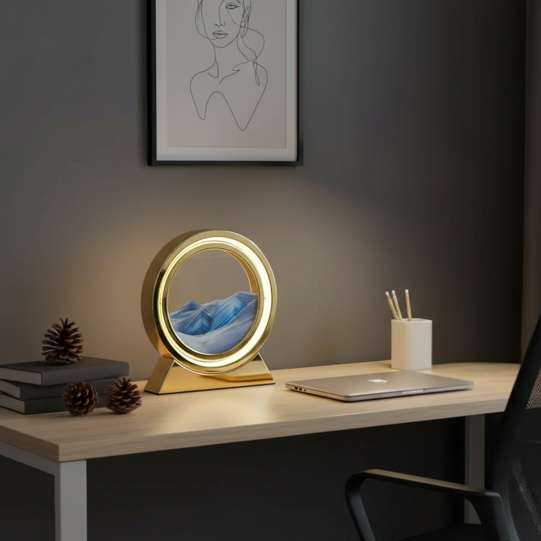 Moving Sand Art Table Lamp