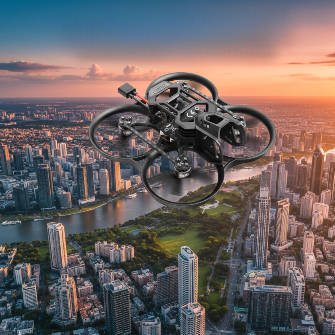 FPV Brushless Drone with RGB Lighting