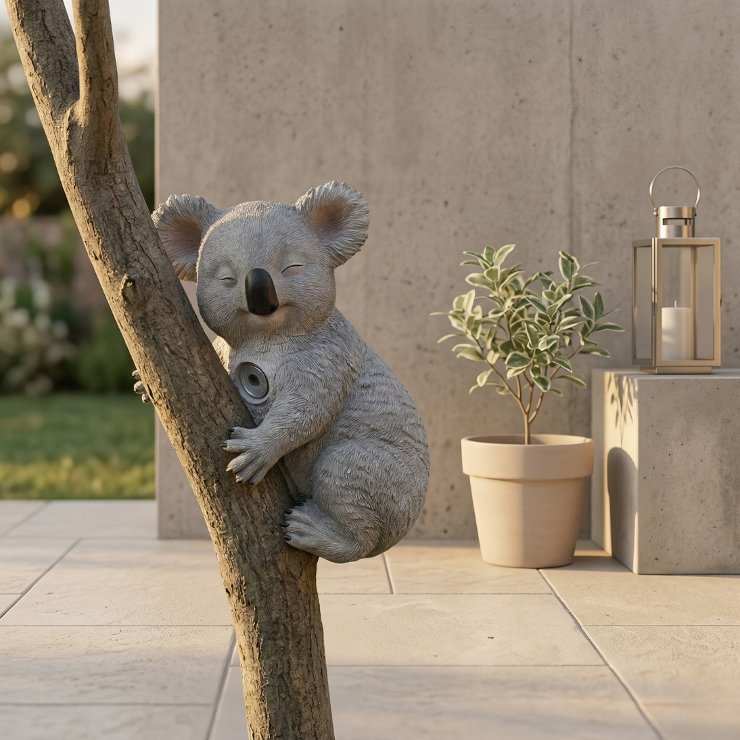 Koala Garden Swing Figurine