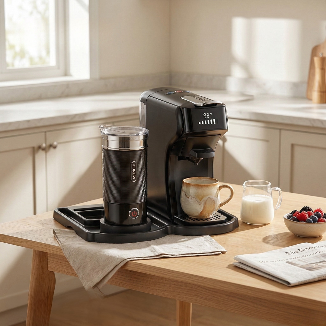 Multi-Function Coffee Machine with Hot & Cold Brew