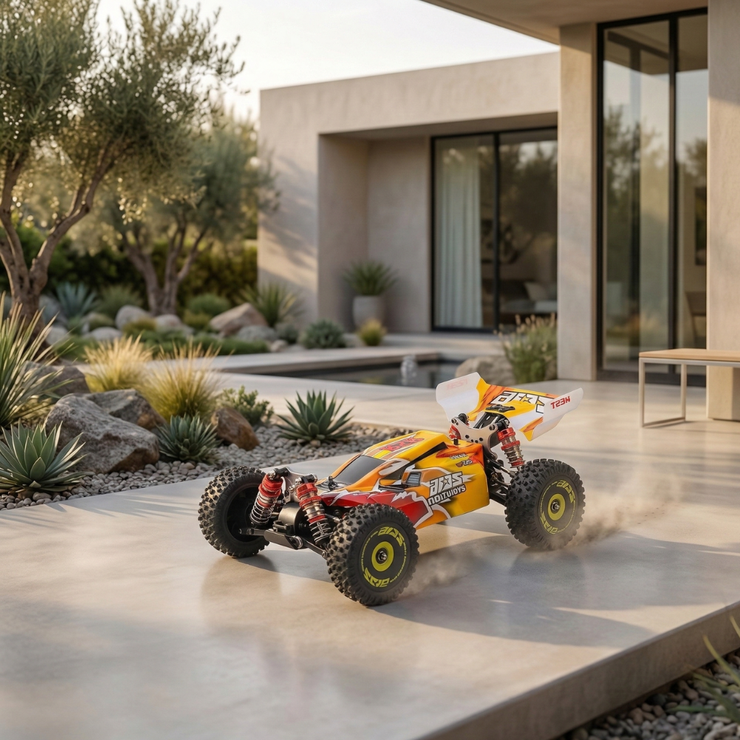 1:14 Scale Brushless RC Racing Car 4WD High-Speed 75km/h Off-Road