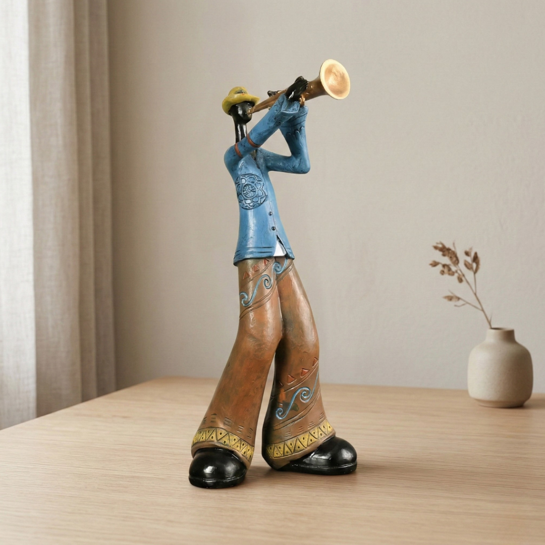 Jazz Music Resin Sculpture