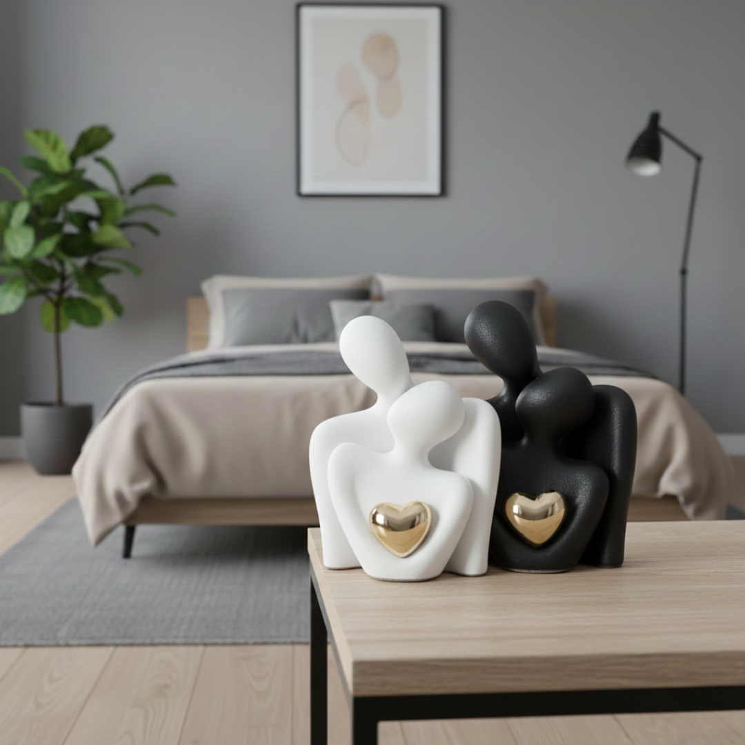 Abstract Couple Sculpture