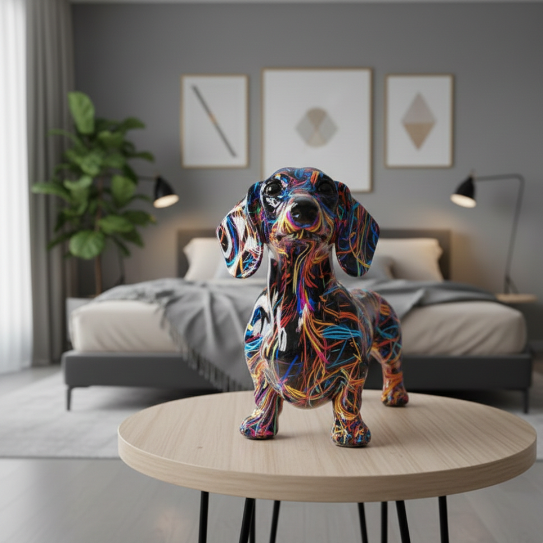Dachshund Dog Figurine Decor