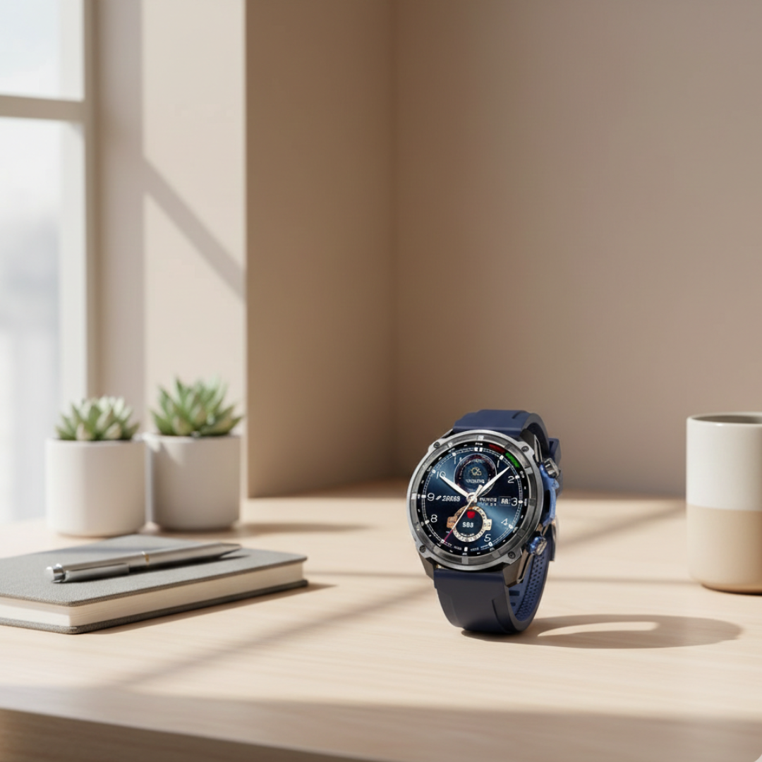 Outdoor GPS Smartwatch with Offline Maps – Waterproof Activity Watch