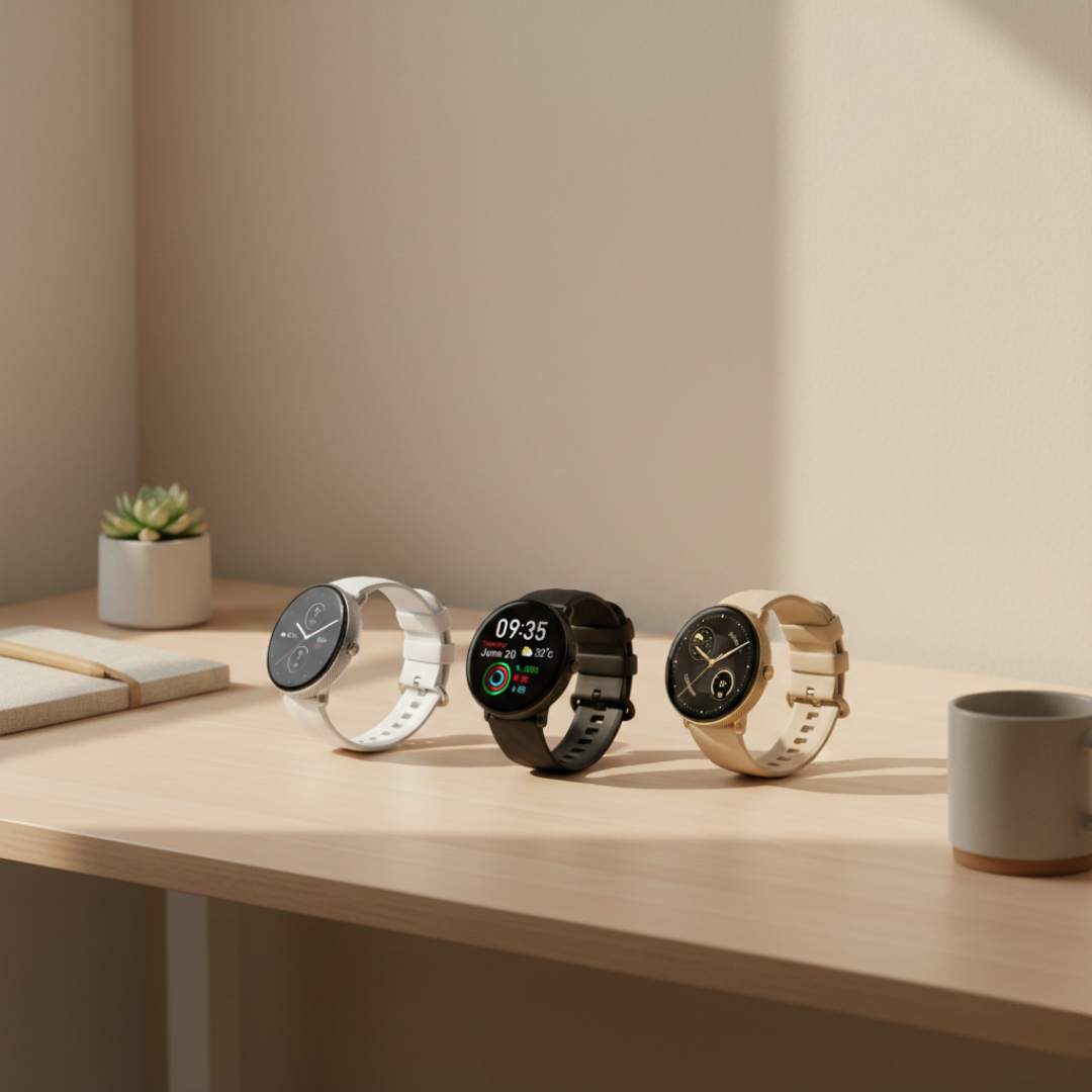 AMOLED Smartwatch with Bluetooth Calling – Stainless Steel Waterproof Smart Watch