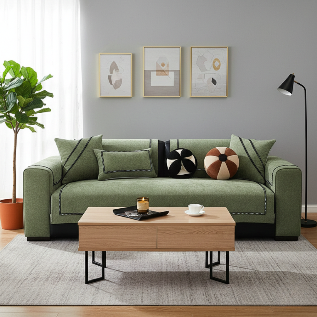 Chenille Non-Slip Sofa Cover