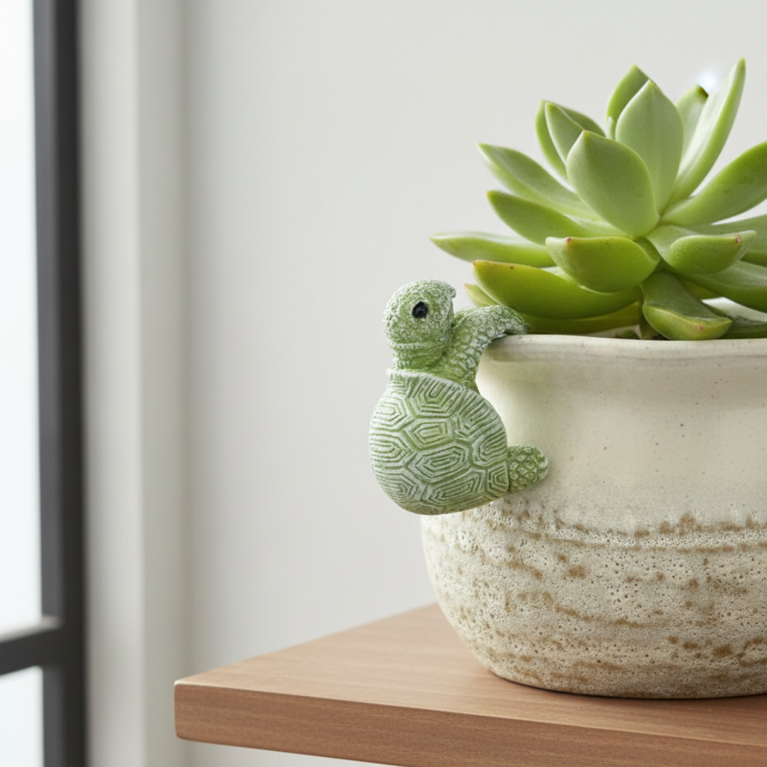 Hanging Turtle Resin Decor