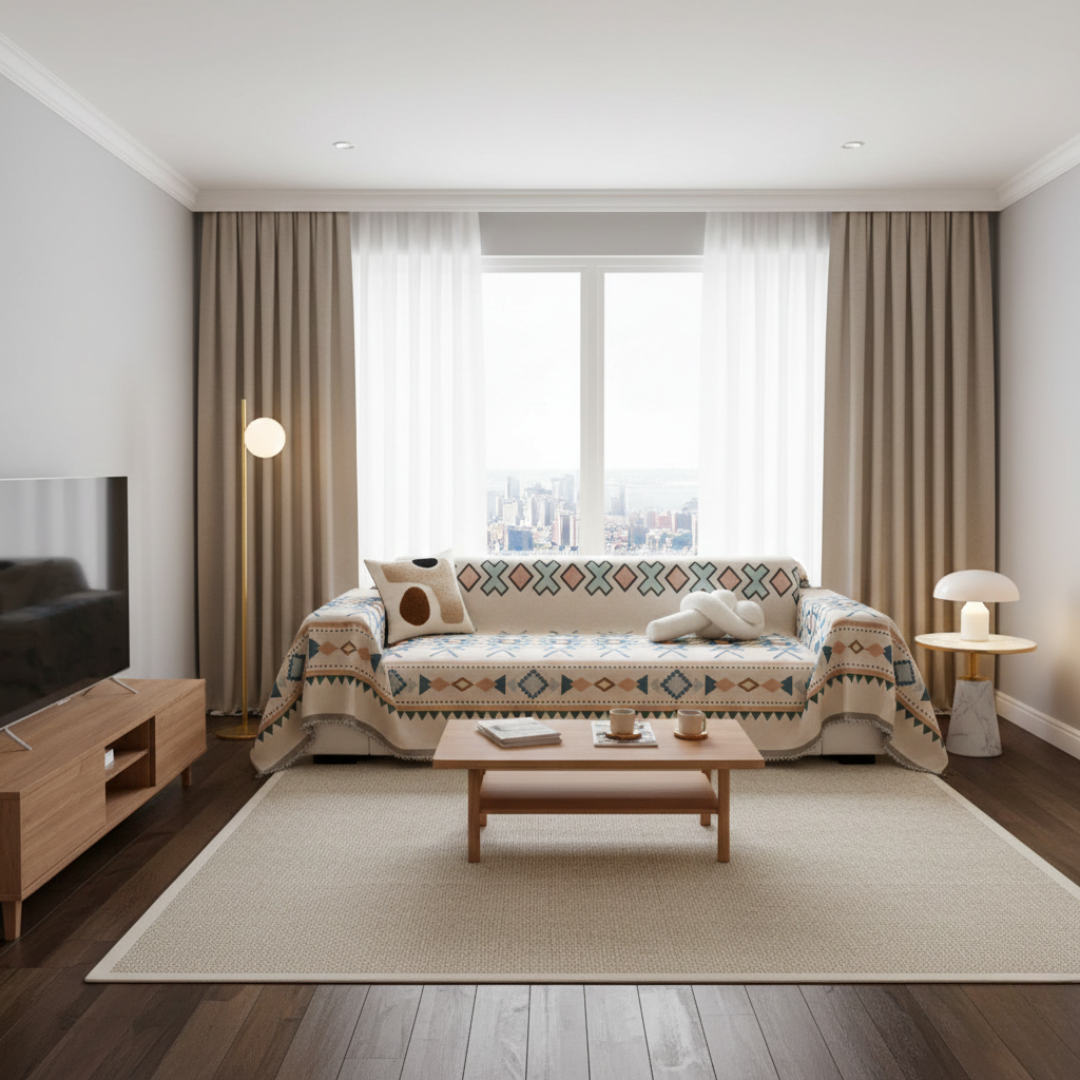 Premium Chenille Couch Cover
