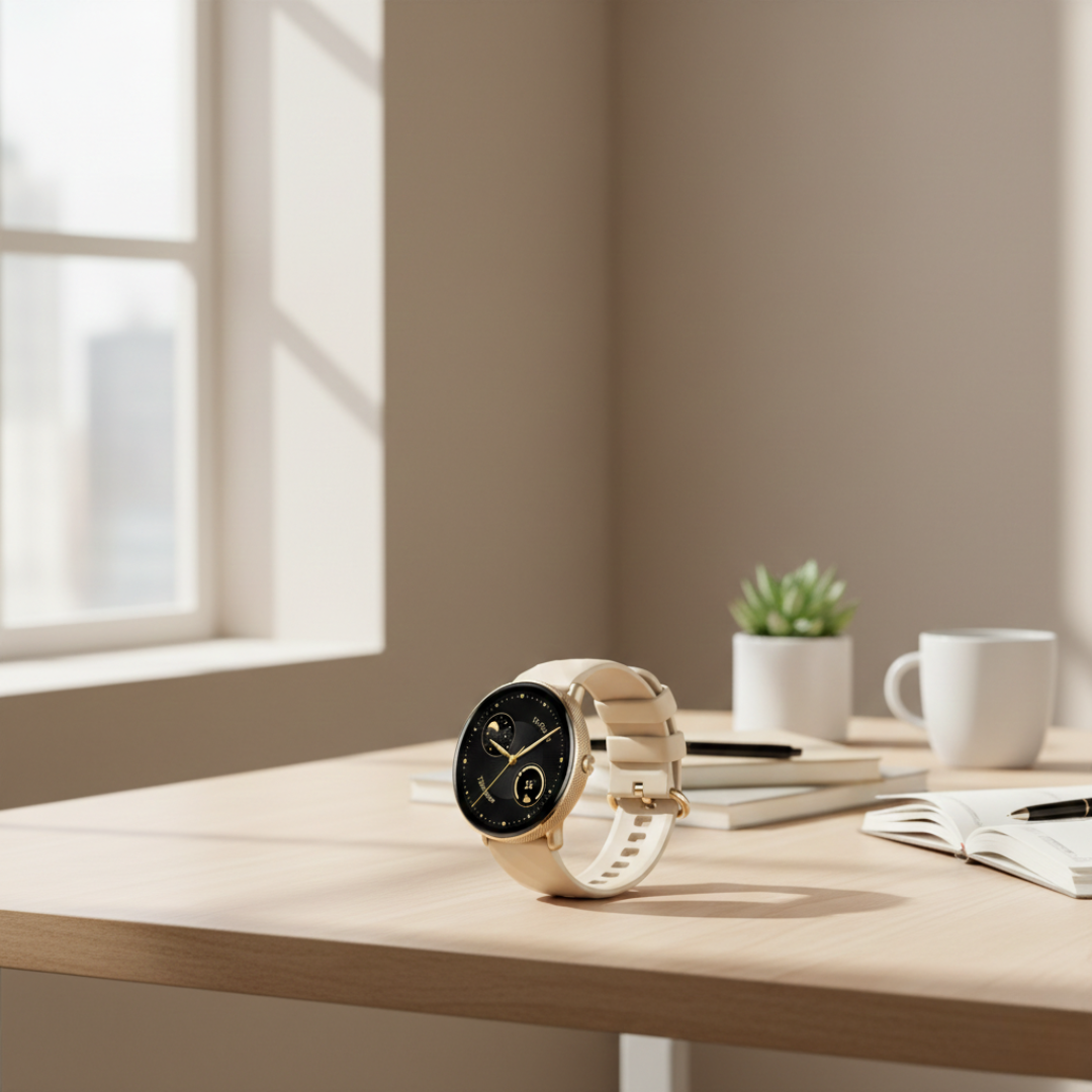 AMOLED Smartwatch with Bluetooth Calling – Stainless Steel Waterproof Smart Watch