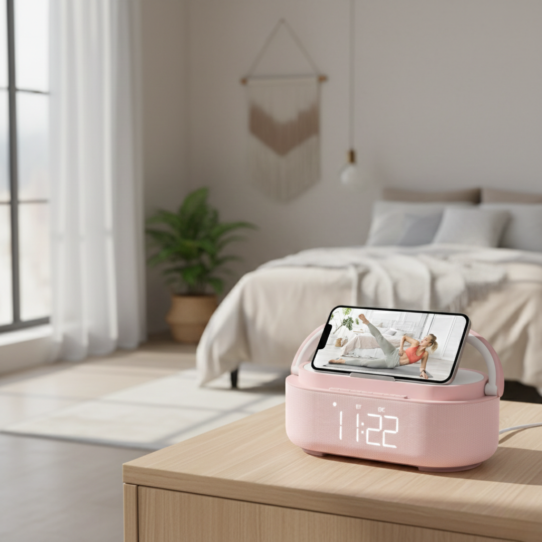 Bluetooth Speaker with Wireless Charging