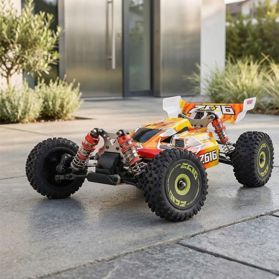 1:14 Scale Brushless RC Racing Car 4WD High-Speed 75km/h Off-Road