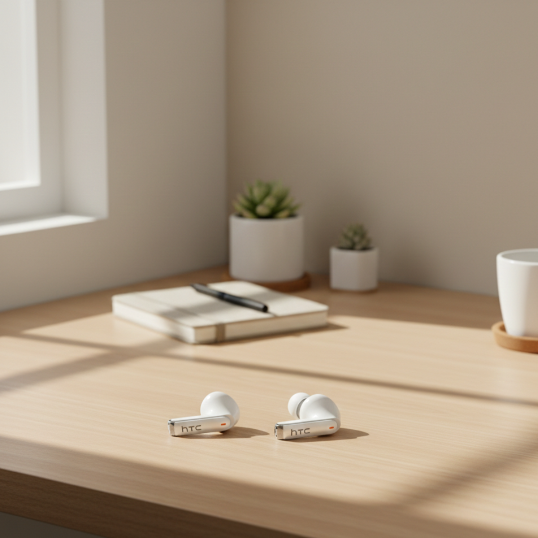 Wireless Earbuds with Touchscreen Case