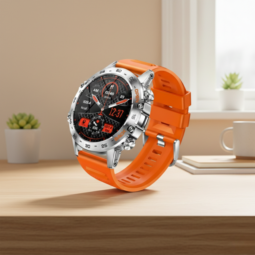Waterproof Smartwatch with Bluetooth Calling – Durable Everyday Smart Watch