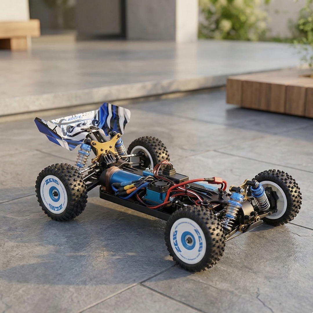 1:12 Scale Brushless 4WD RC Car 75km/h High-Speed Off-Road Racing Car