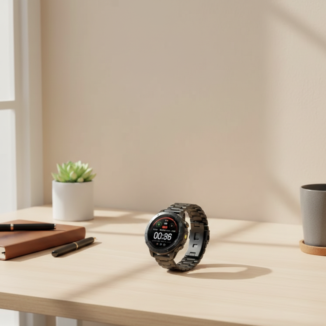 Rugged Outdoor Smartwatch – Waterproof Tactical Watch with Long Battery Life