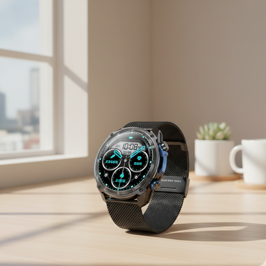 Outdoor GPS Smartwatch with Offline Maps – Waterproof Activity Watch