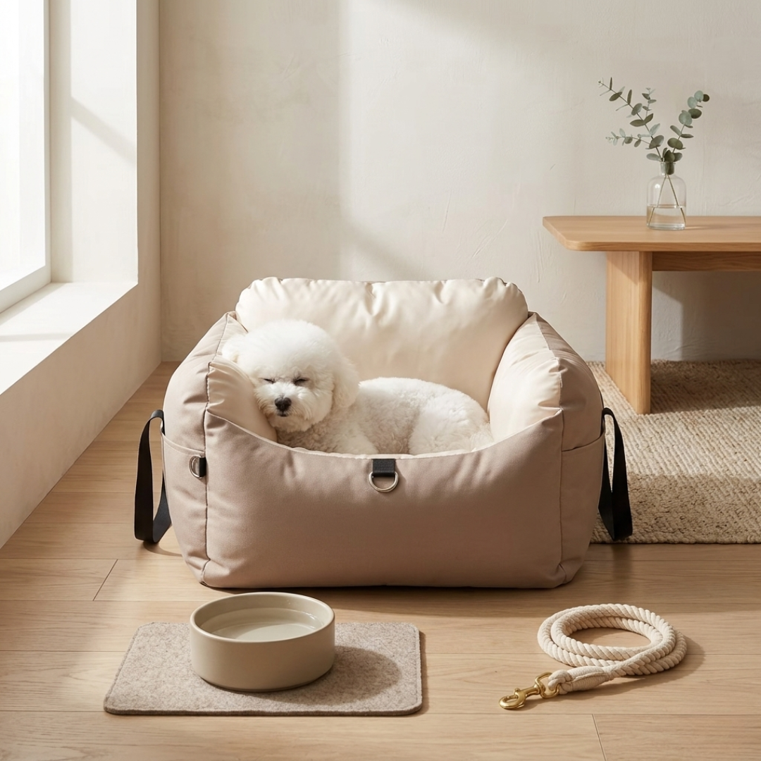 Dog Car Seat with Safety Belt