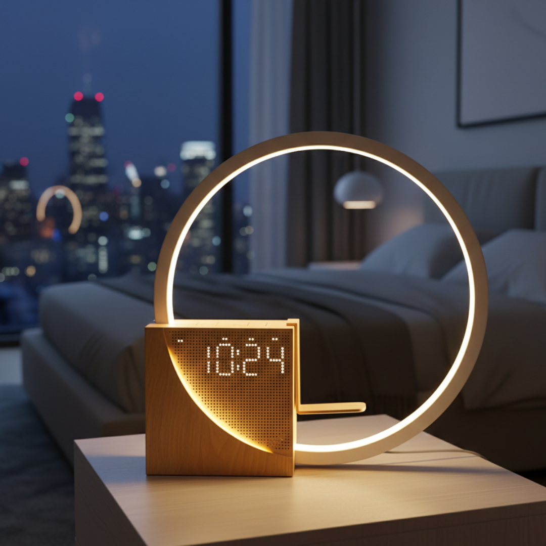 Touch Bedside Lamp with White Noise