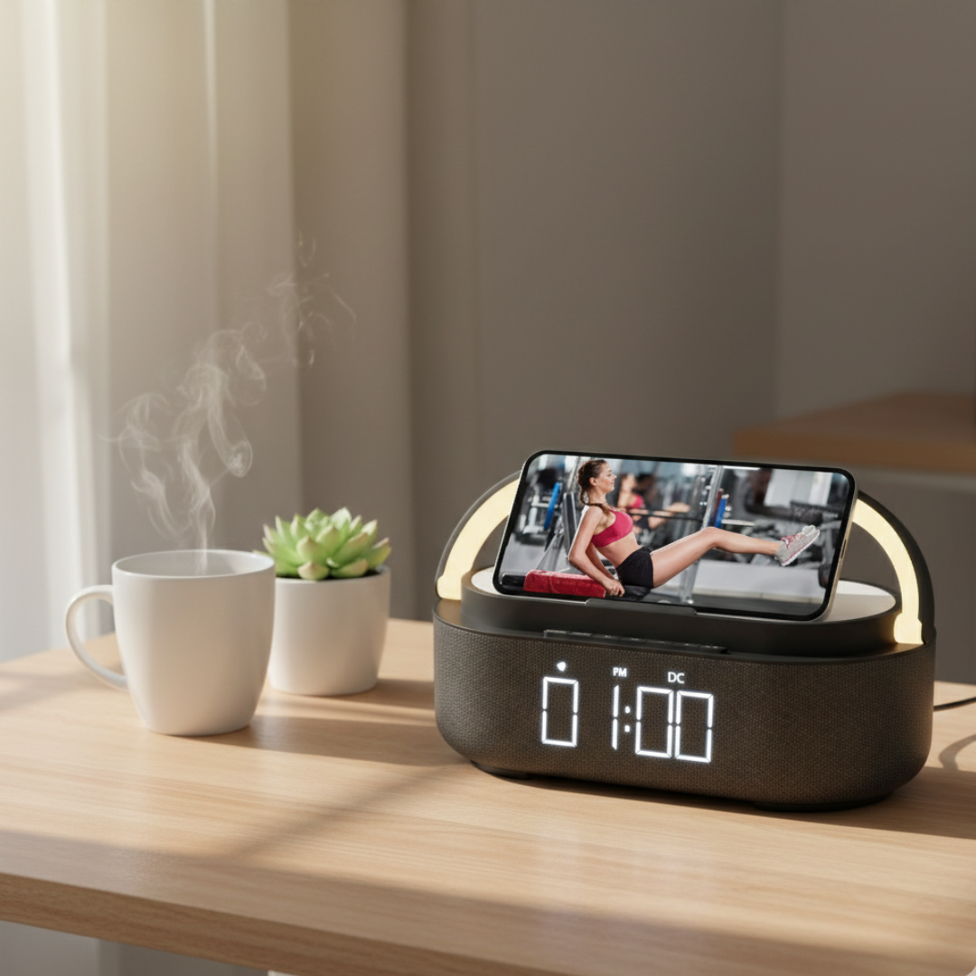 Bluetooth Speaker with Wireless Charging