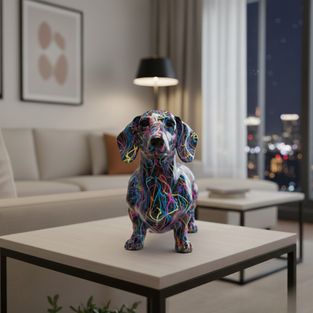 Dachshund Dog Figurine Decor