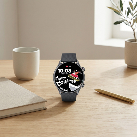 Fitness Smartwatch with AMOLED Display – Activity Tracker & Bluetooth Watch