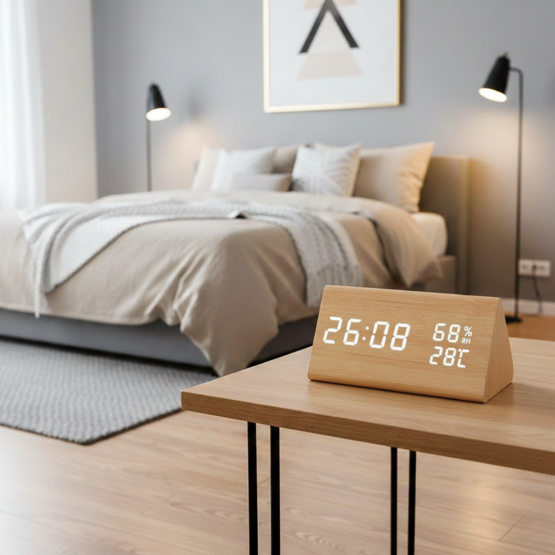 Digital Alarm Clock with LED Display