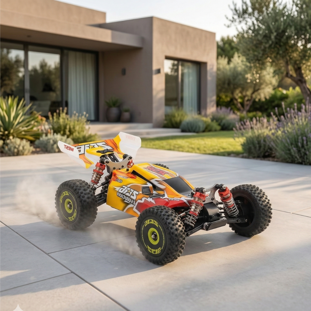 1:14 Scale Brushless RC Racing Car 4WD High-Speed 75km/h Off-Road
