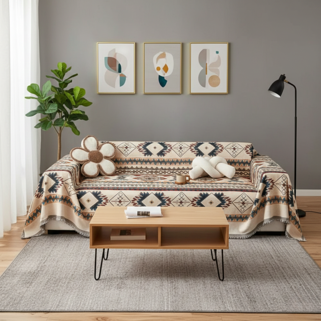 Premium Chenille Couch Cover