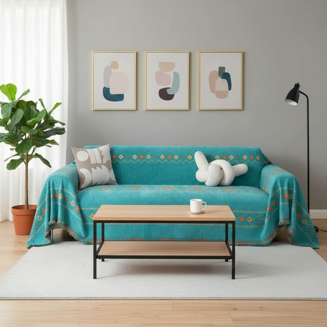 Boho Tassel Sofa Cover