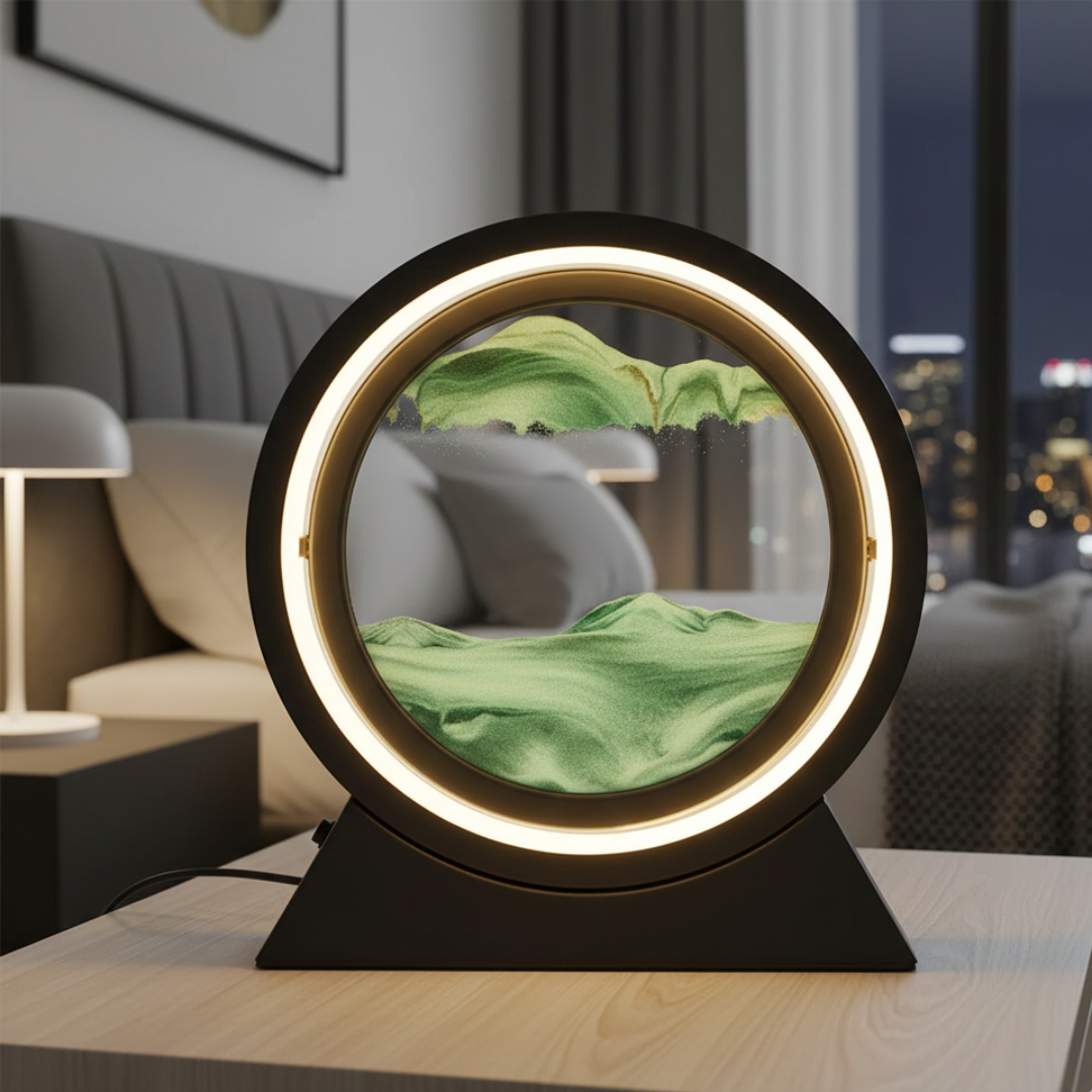Moving Sand Art Table Lamp