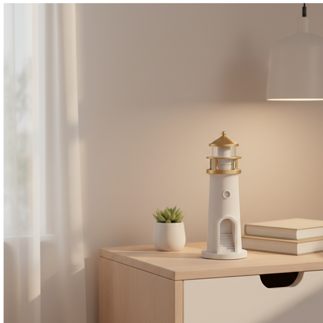 Projection Night Light with Bluetooth Speaker – LED Ambient Lamp for Bedroom, Relaxation & Sleep
