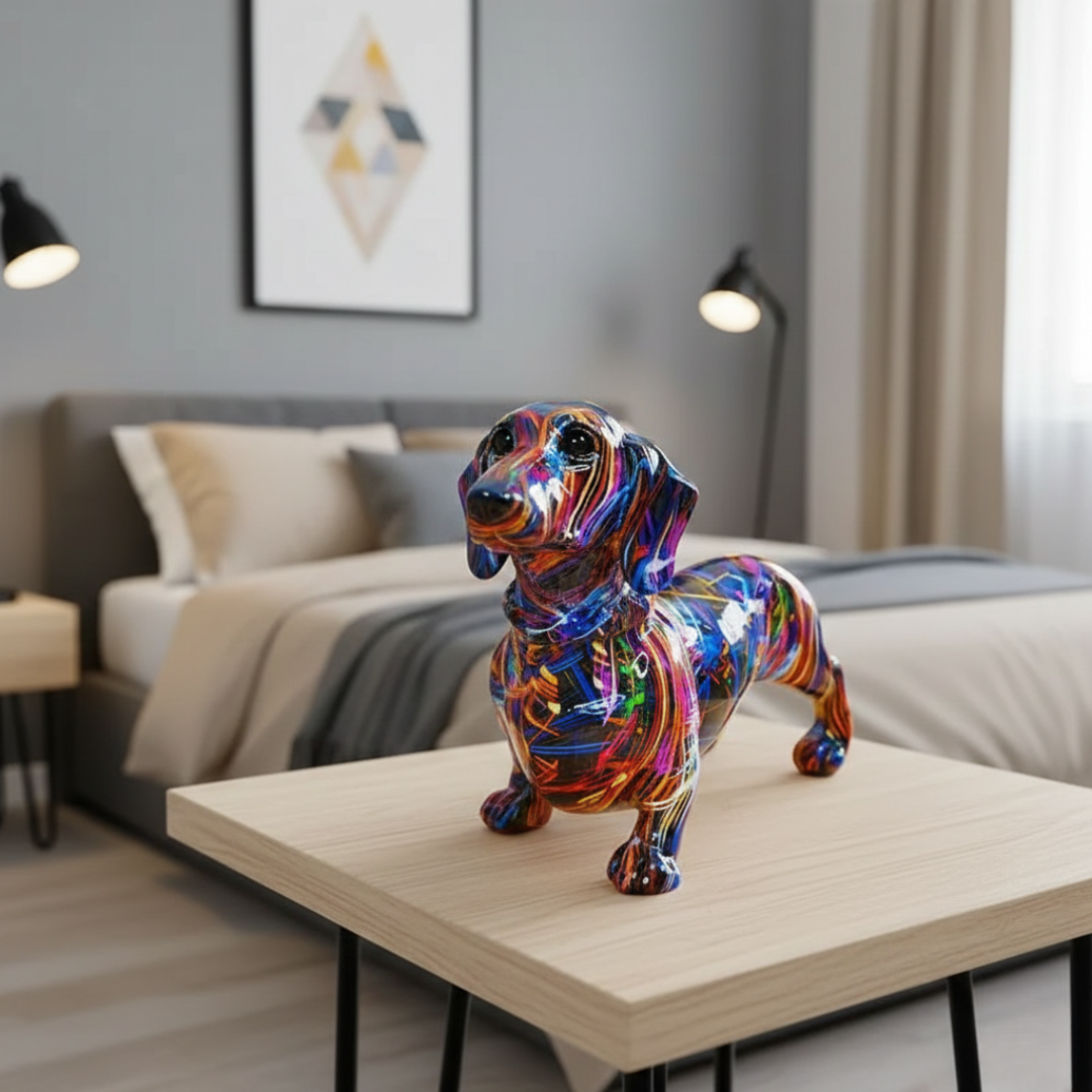 Dachshund Dog Figurine Decor