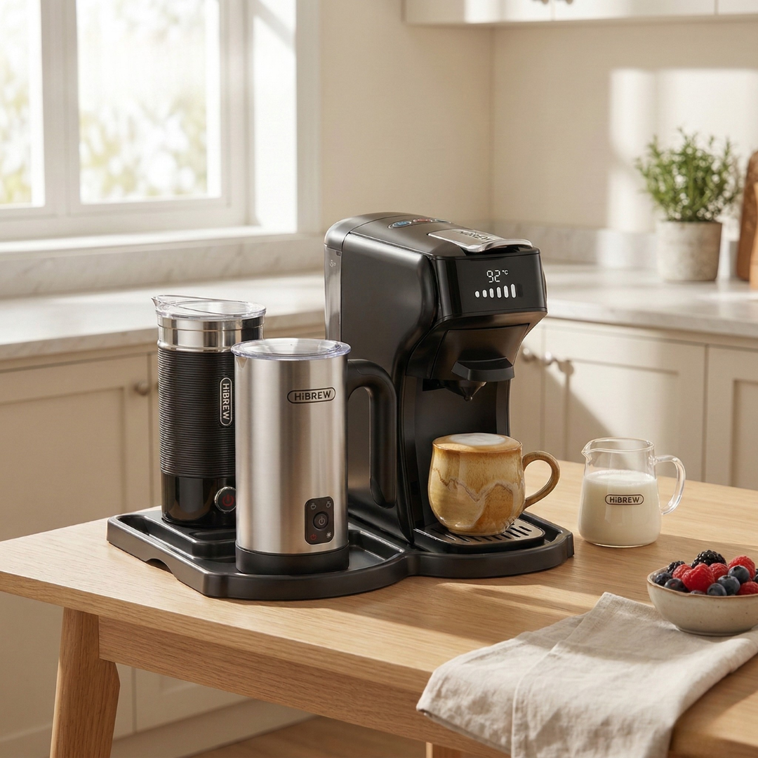 Multi-Function Coffee Machine with Hot & Cold Brew
