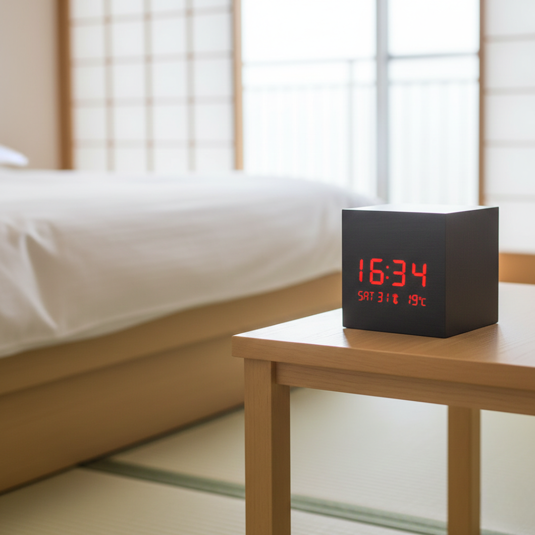 Cube LED Alarm Clock