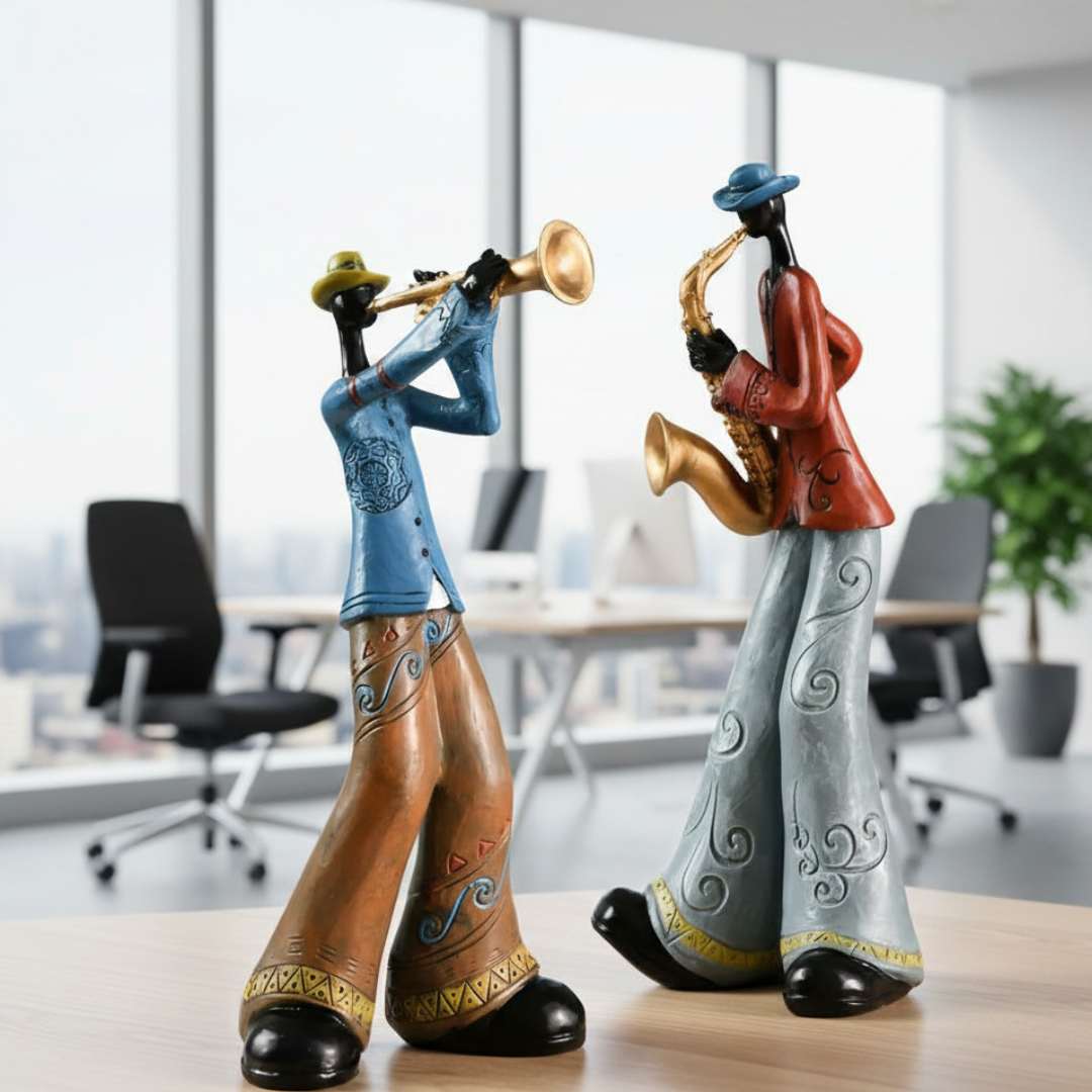 Jazz Music Resin Sculpture