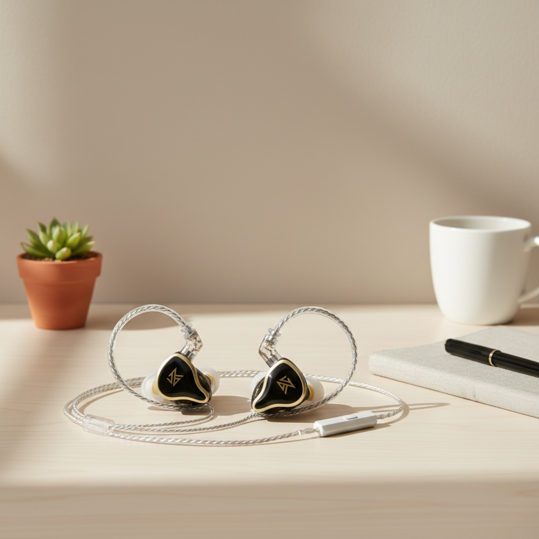 Hybrid Driver Wired Earphones