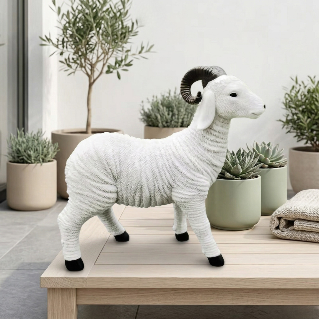 Mini Lamb Garden Figurine