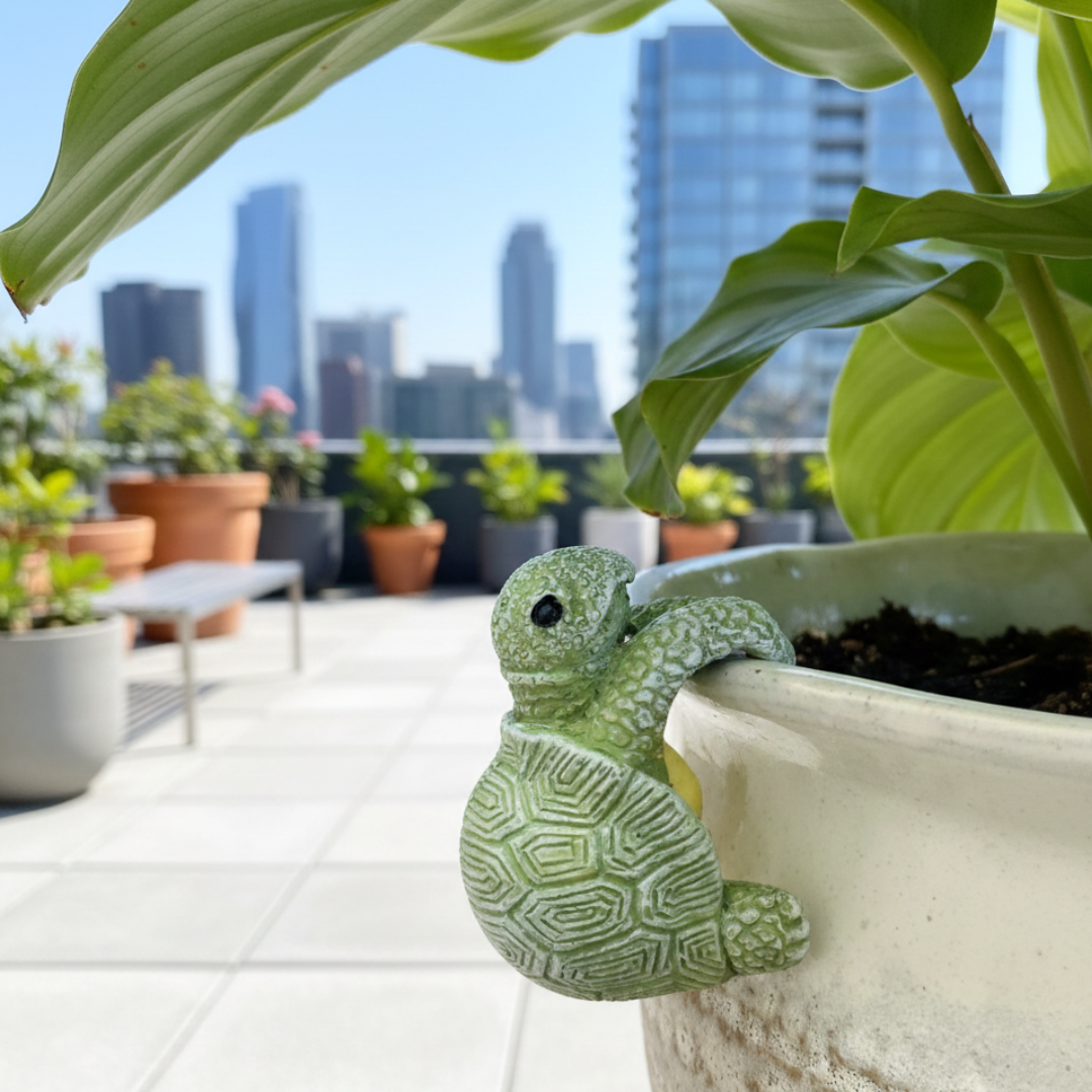 Hanging Turtle Resin Decor