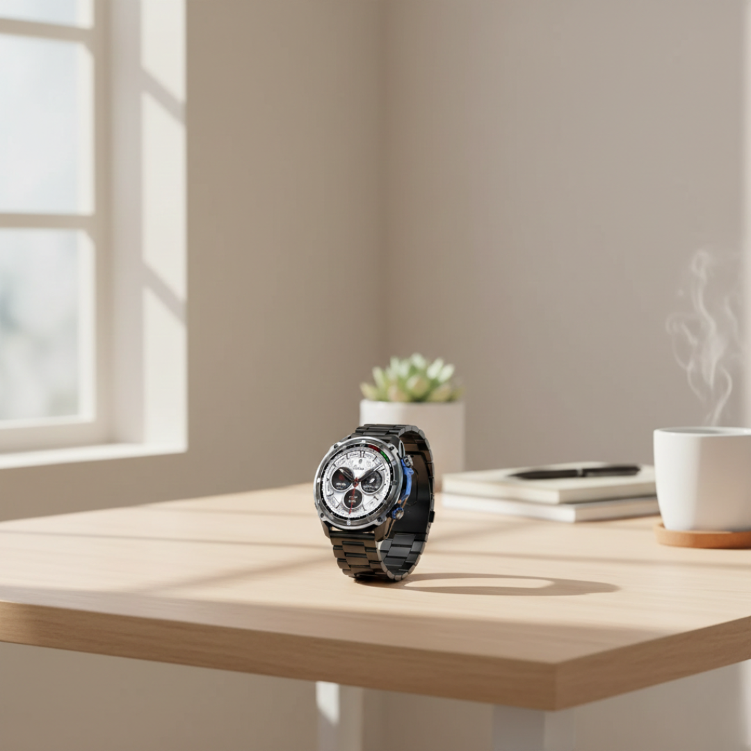 Outdoor GPS Smartwatch with Offline Maps – Waterproof Activity Watch