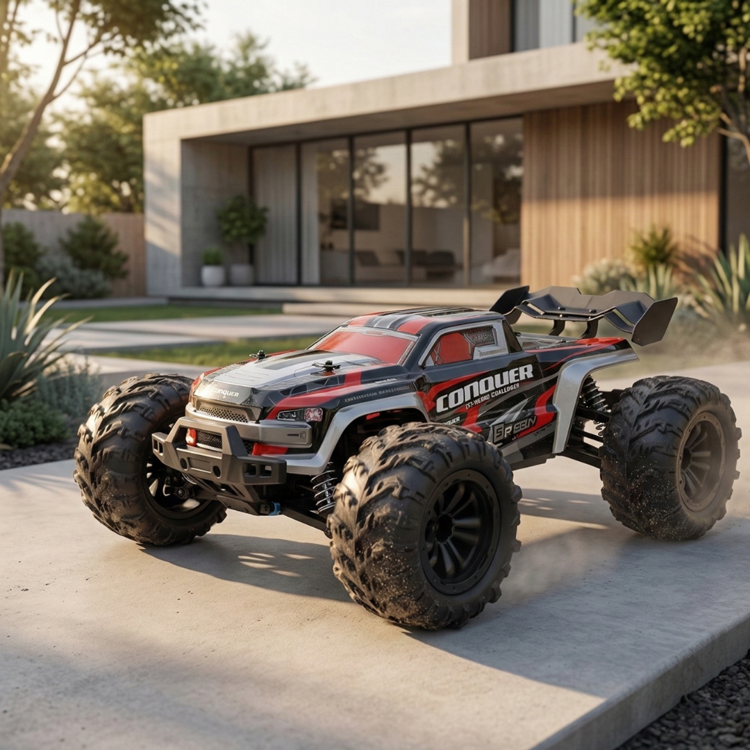 1:16 Scale 4WD RC Monster Truck 70km/h High-Speed Off-Road Crawler