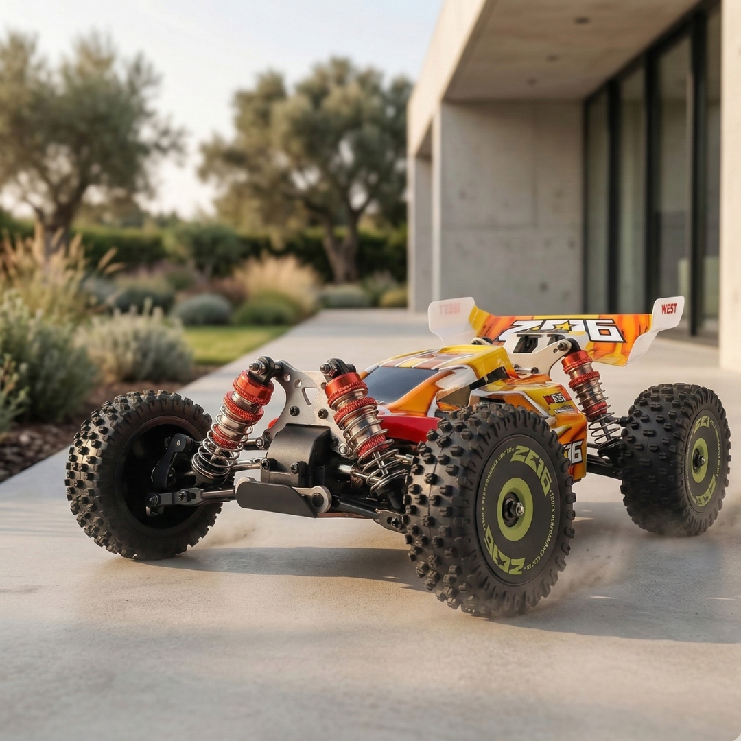 1:14 Scale Brushless RC Racing Car 4WD High-Speed 75km/h Off-Road