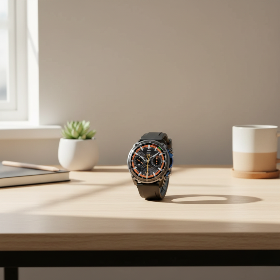 Outdoor GPS Smartwatch with Offline Maps – Waterproof Activity Watch